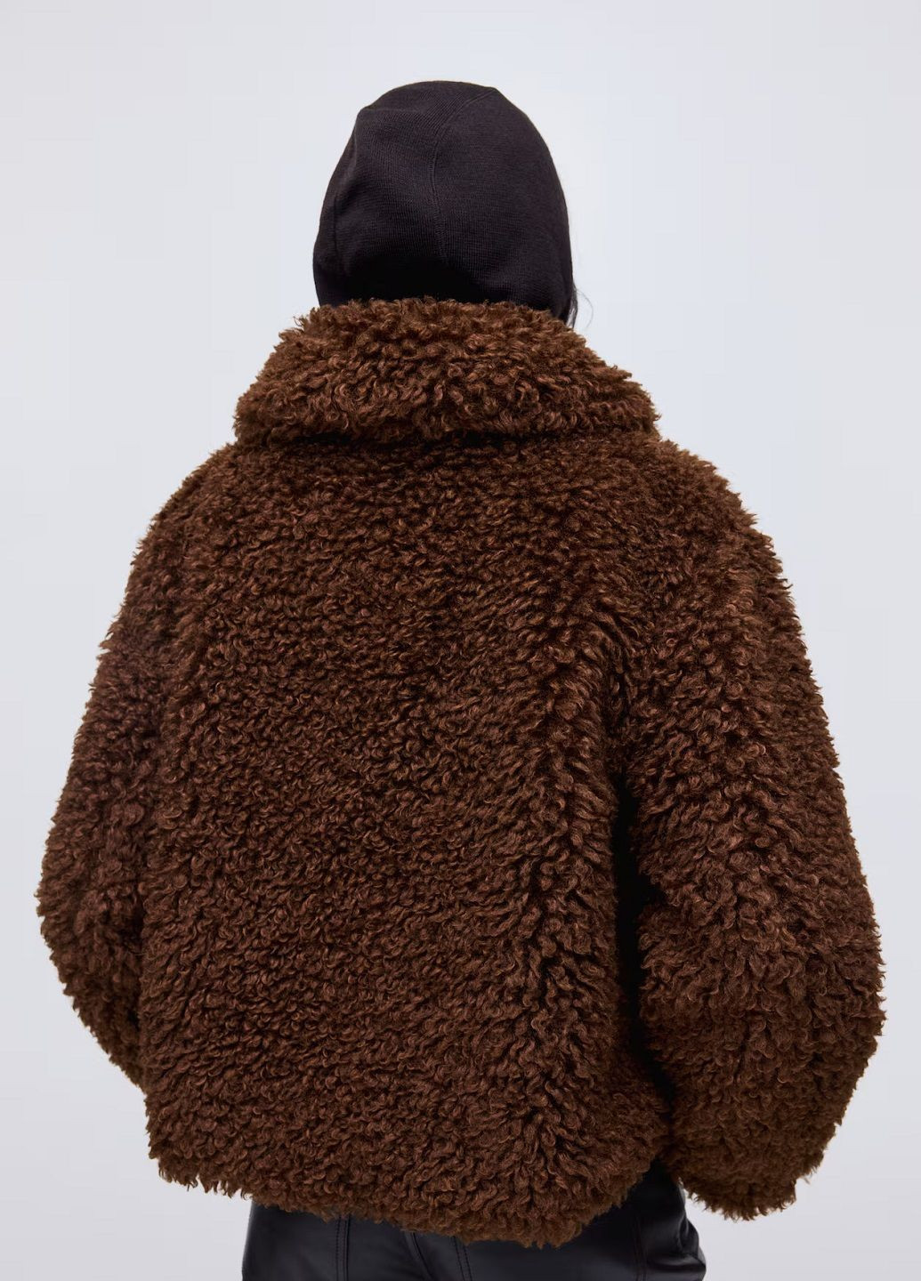 Темно-коричнева зимня куртка H&M