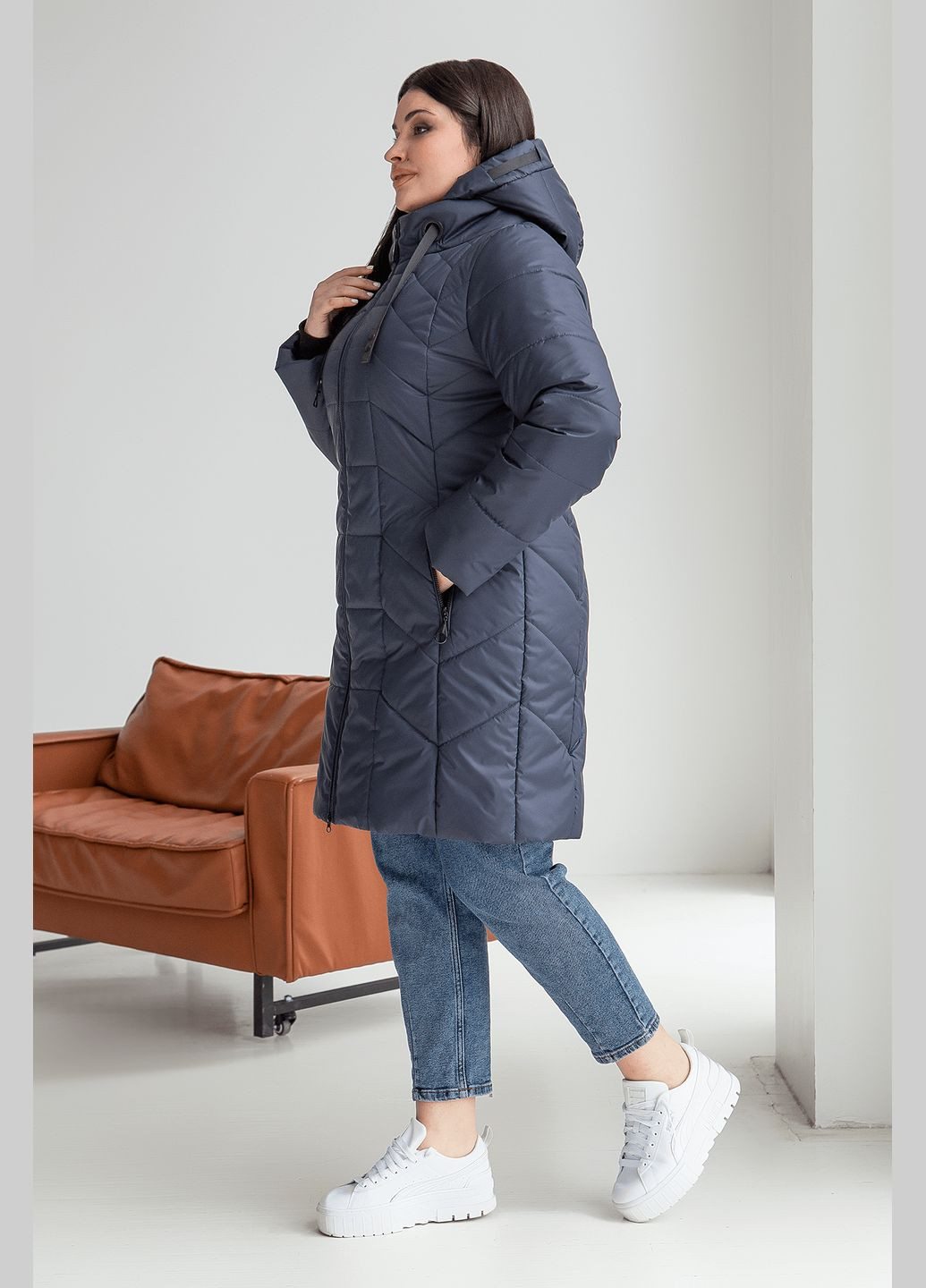 Темно-синяя демисезонная куртка берта (01205-blue48) MioRichi