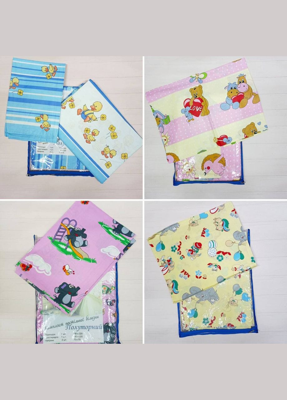 МОДНЯШКИ Постель 1.5 уни. Многоцвет ситец 00165 Модняшки (302293753)