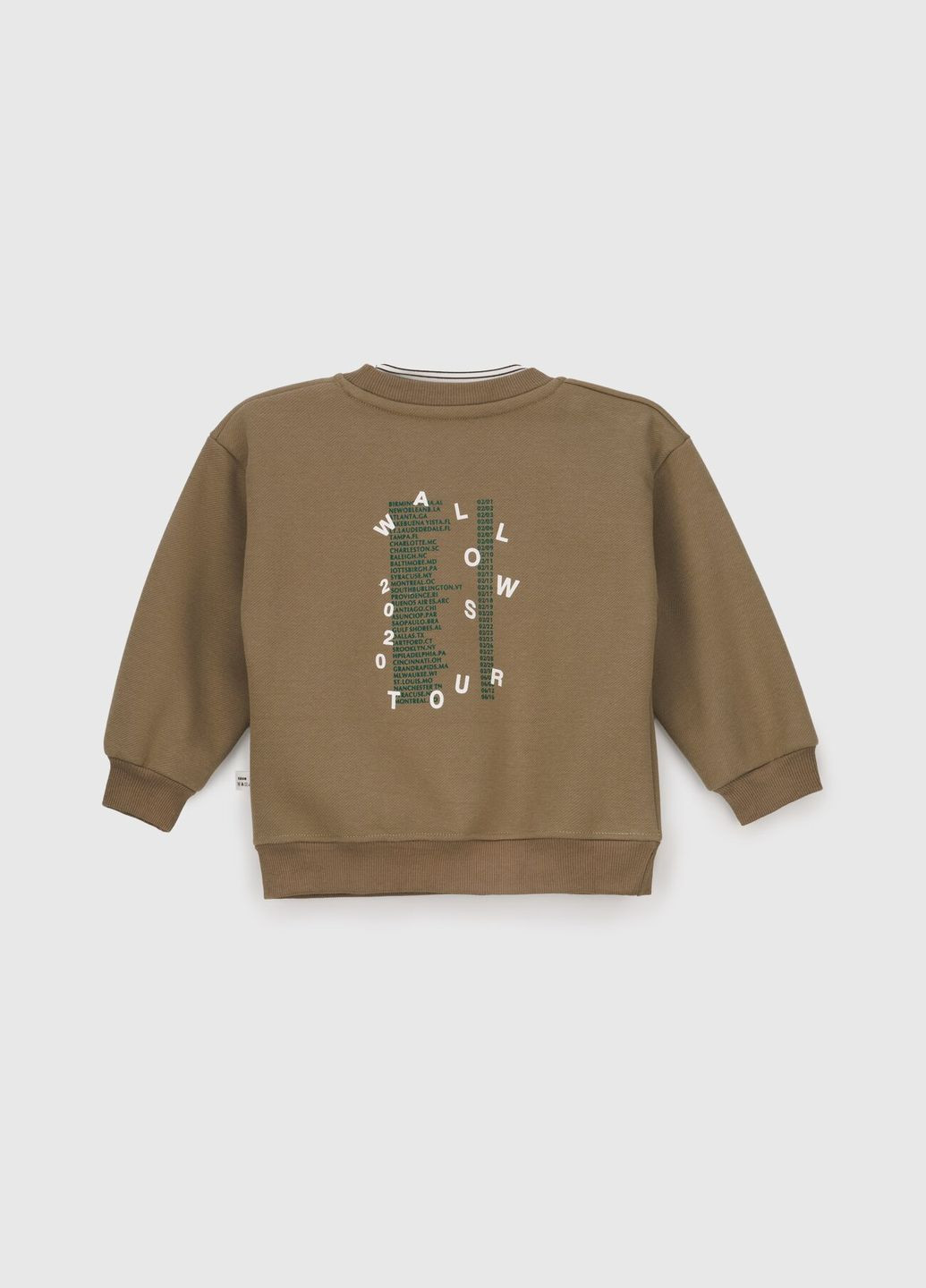 Kai-Kai світшот з принтом для хлопчика 52807 86 см (2000990111234w) shop (2000990111234) хакі