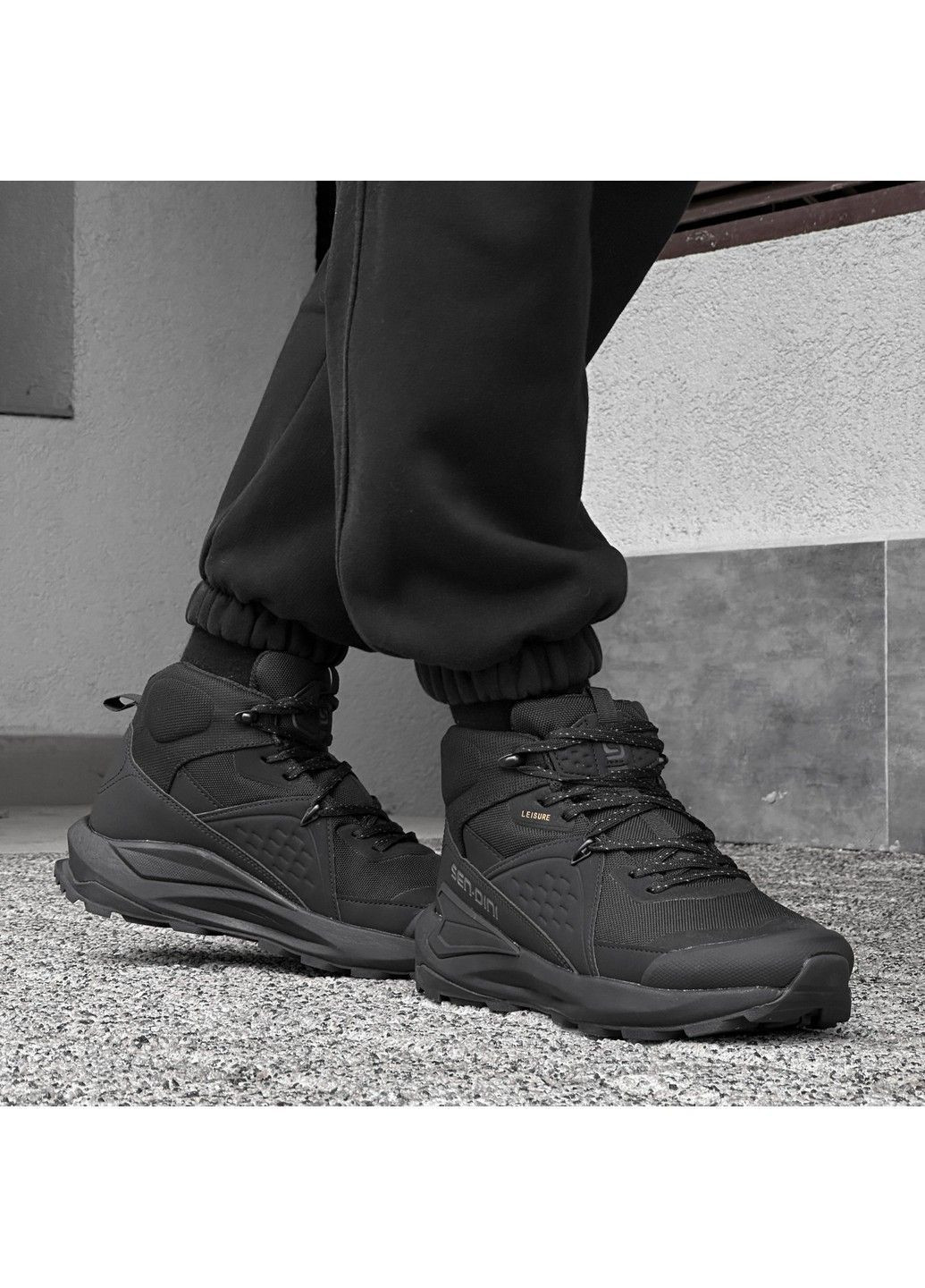 Черные зимние зимние ботинки sendini Stilli