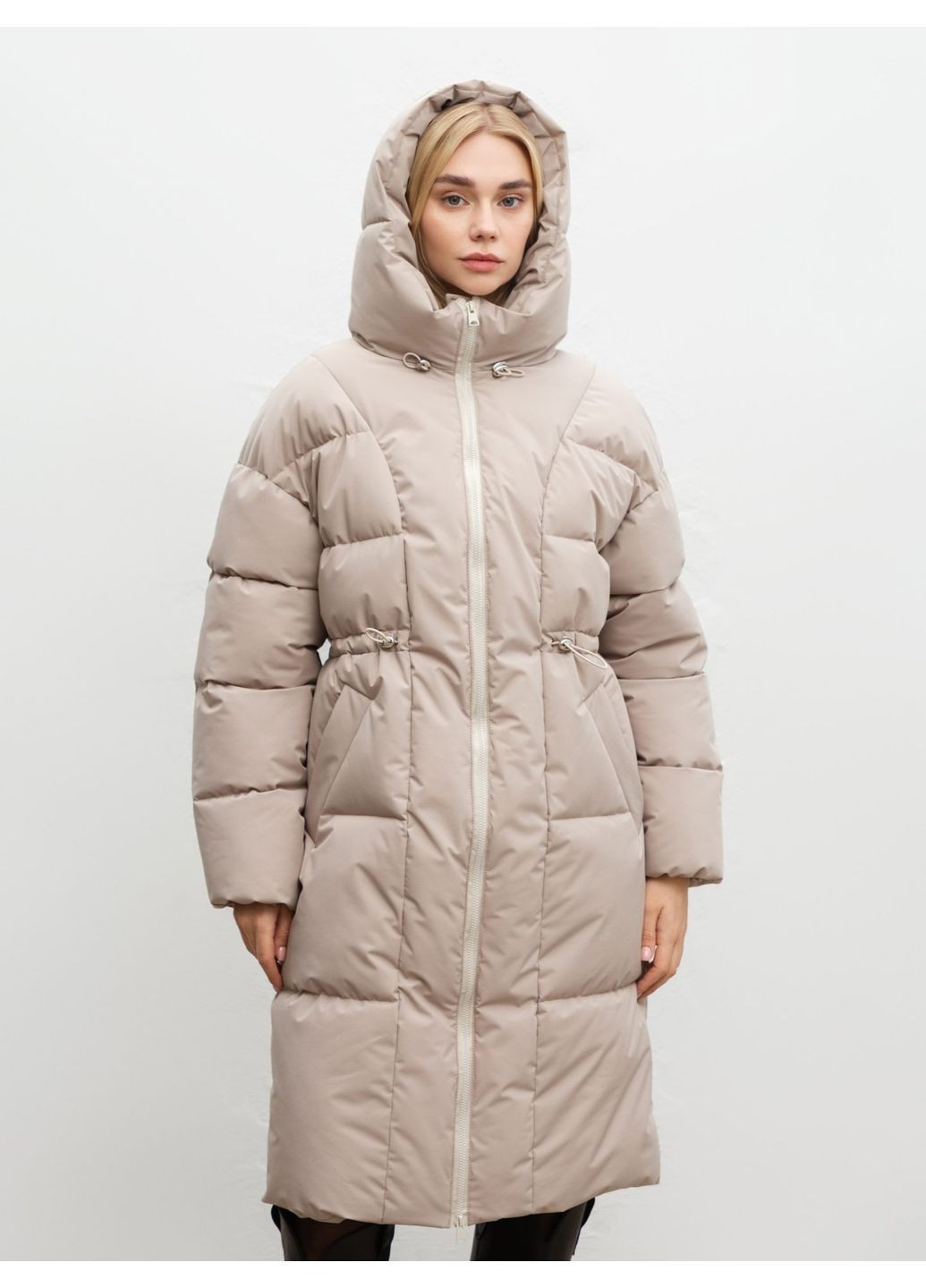 Серая зимняя куртка, цвет серый Alvo