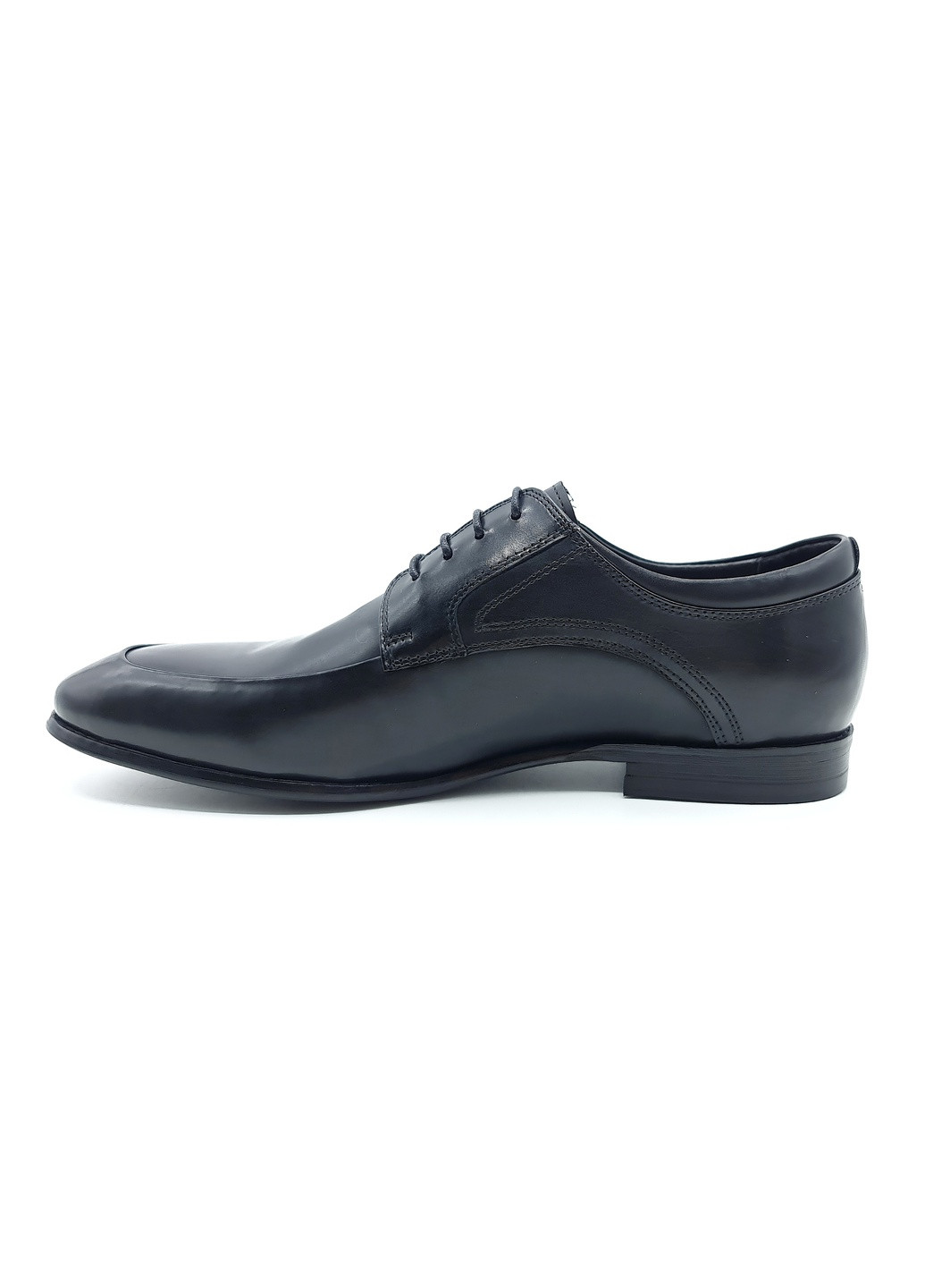 Черные чоловічі туфлі чорні шкіряні bv-19-5 28 см (р) Boss Victori