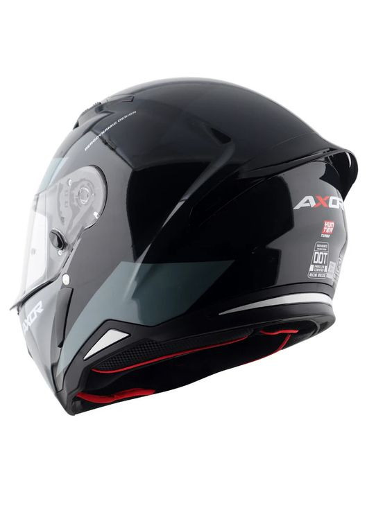 Мотошлем Hunter Turbo Black, размер. Axor (356775626)