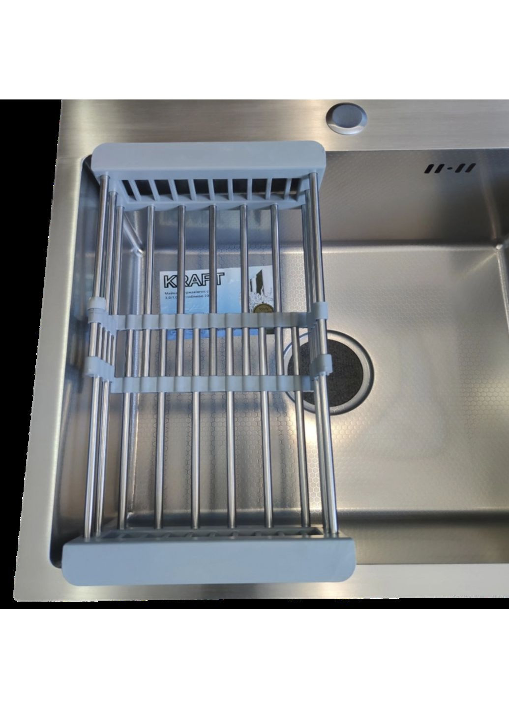 Кухонная мойка Handmade HM6045 SATIN (3.0/1.0 мм) декор Kraft (369475012)