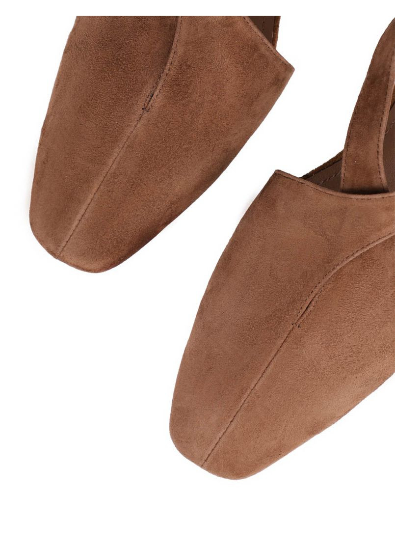 Жіночі жіночі балетки 5051-02-yj2276 бежевий велюр MIRATON | бежеві текстиль (330179708)