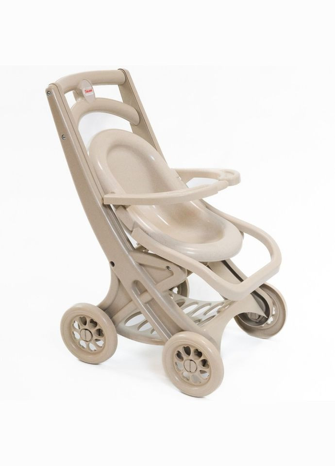 Коляска для кукол с шезлонгом 0122/02eco, Бежевый No Brand (315341833)