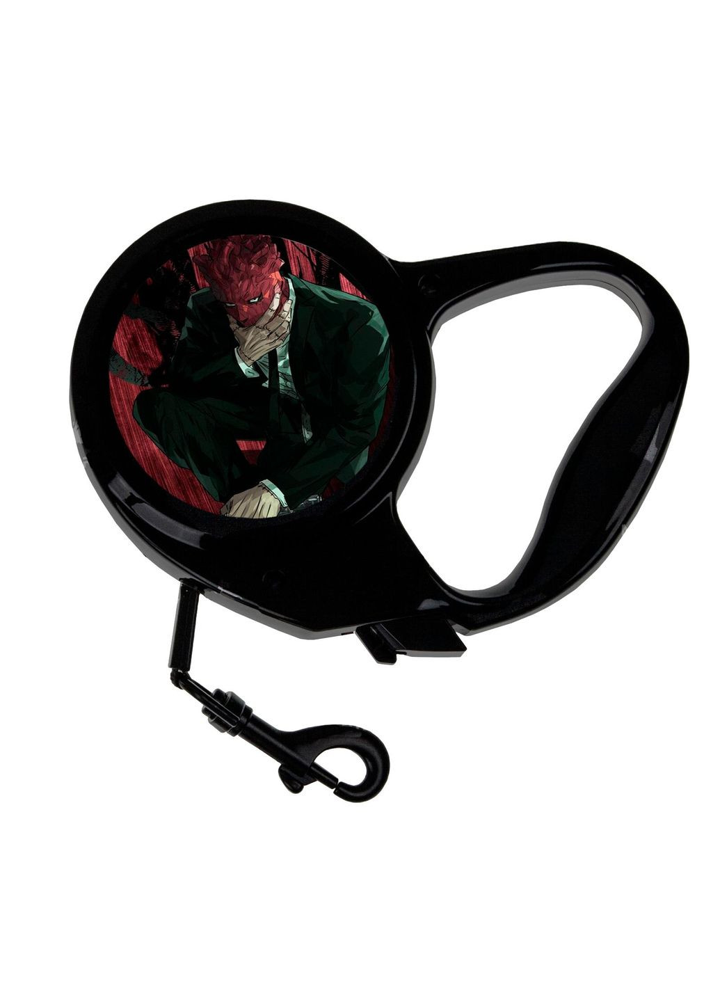 Поводок-рулетка для животных с принтом Аниме Дорохедоро #0009 3 м черный No Brand (309154815)