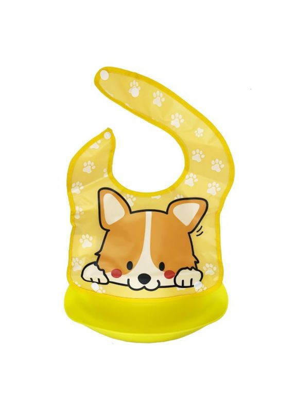 Дитячий слинявчик Трактор MGZ-0602(Orange Dog) зі знімною кишенею Megazayka (319710476)