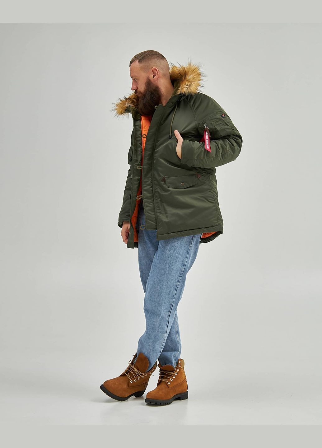 Оливкова (хакі) зимня аляска n-3b classic Olymp 21-AM-N-3B-BL