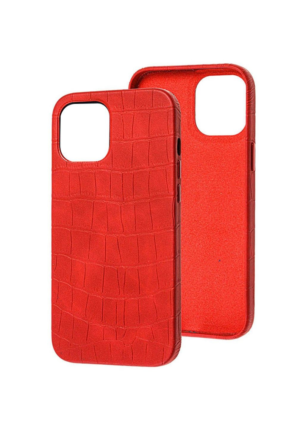 Уцінка Шкіряний чохол Croco Leather для Apple iPhone 12 Pro / 12 (6.1") Epik (292633631)