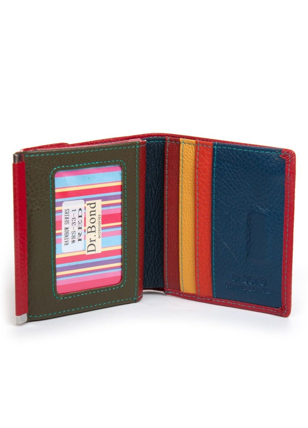 Женский кожаный кошелек Rainbow WRS-33-1 red Dr. Bond (360938713)