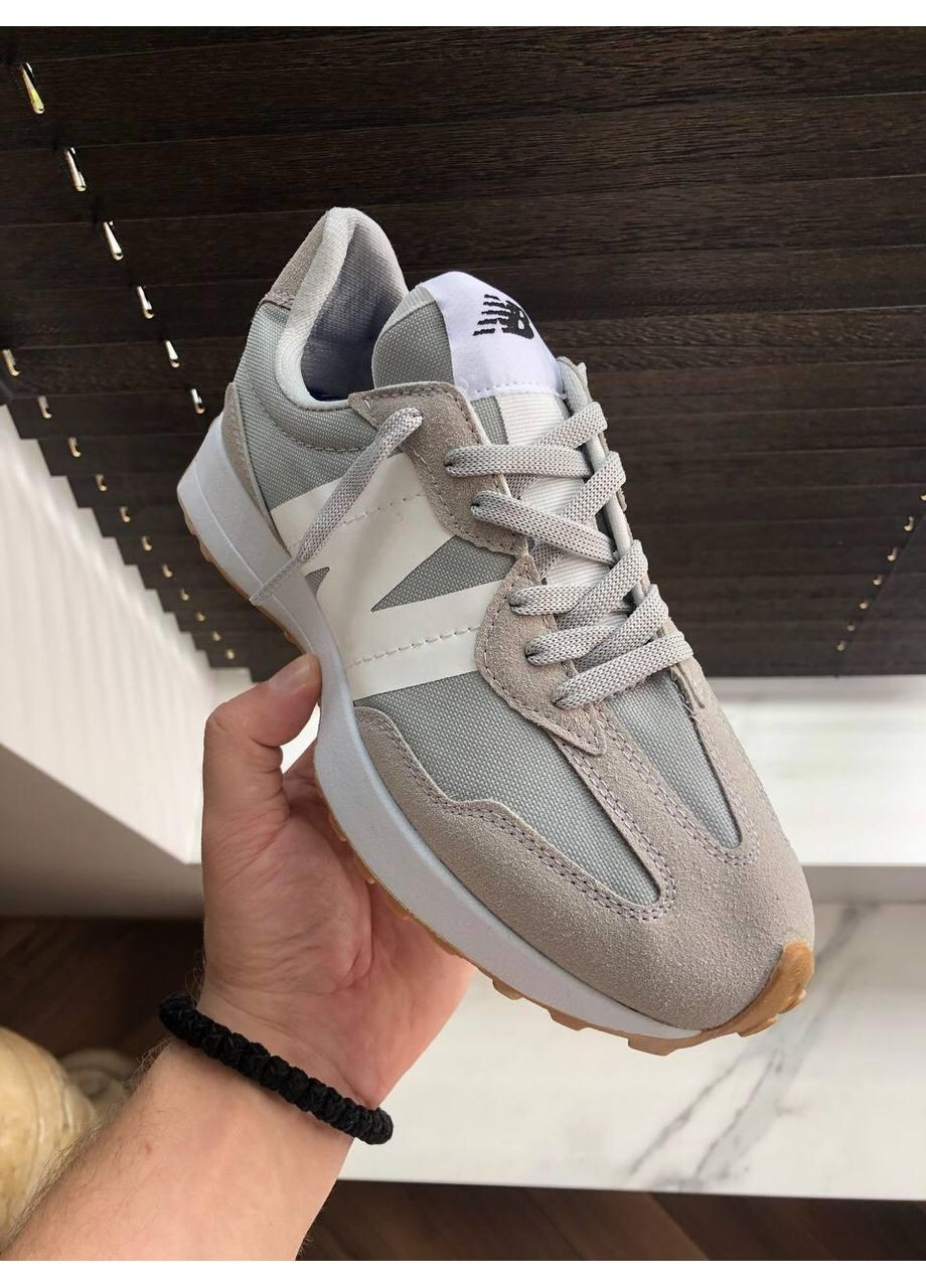 КРОСІВКИ ЖІНОЧІ NEW BALANCE 327 IVORY GREY НЬЮ БЕЛАНС 327 No Brand сірі демісезони (367167030)