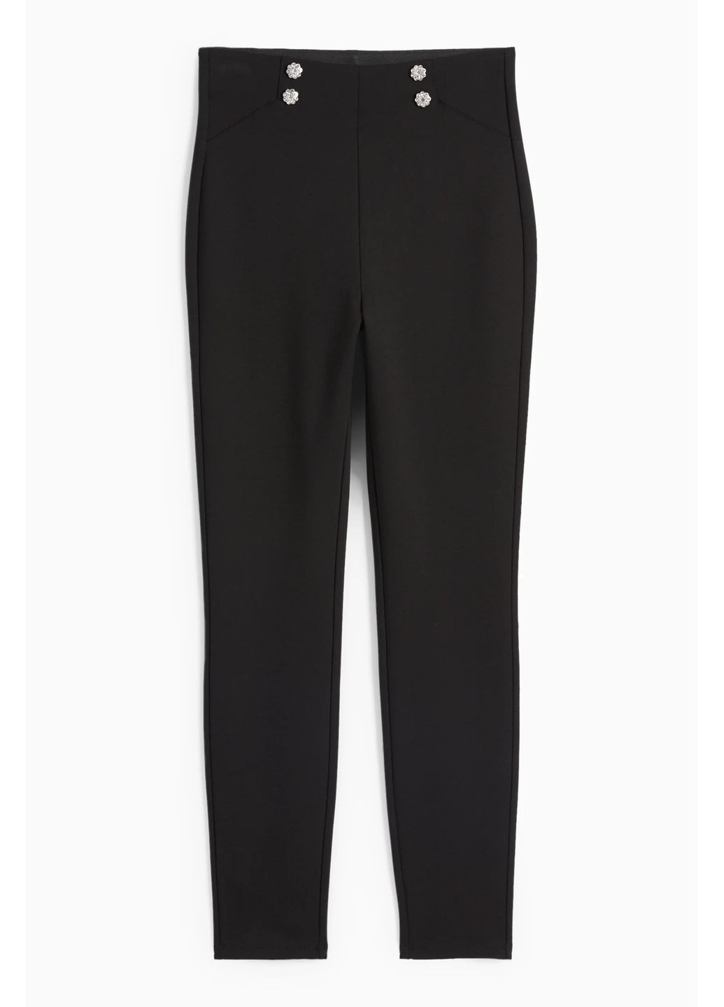 Черные демисезонные леггинсы из вискозы C&A