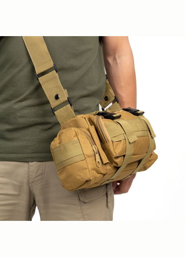 Сумка - підсумк тактична поясна Tactical військова, сумка нагрудна з ременем на плече 5 літрів кордура China (292800475)