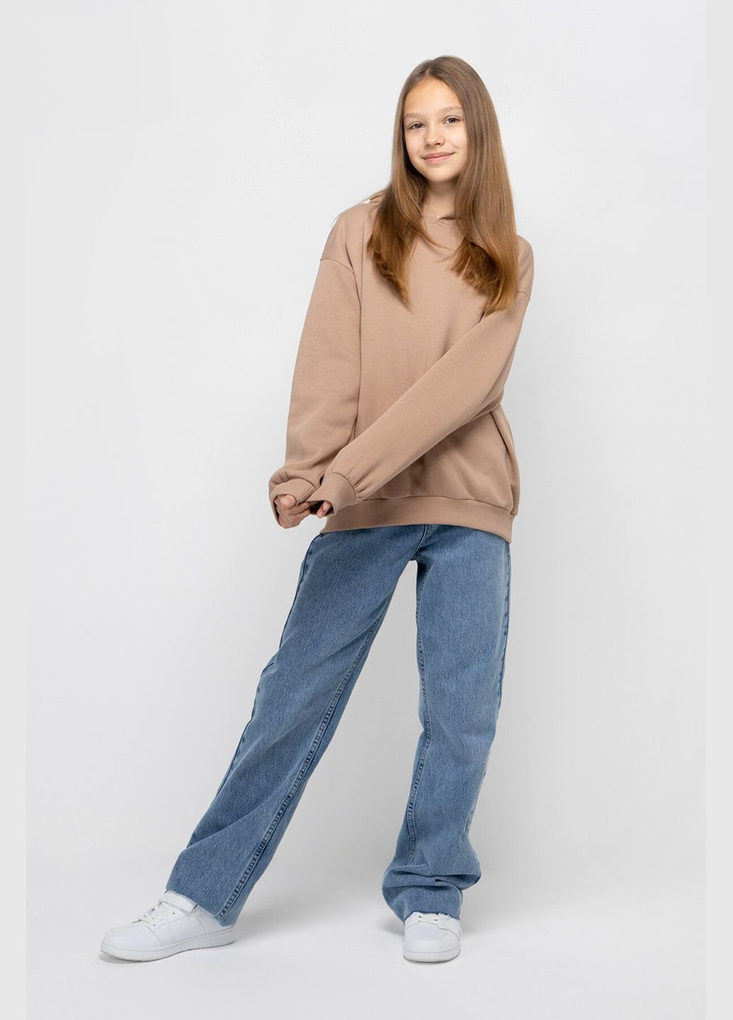 Худі з принтом для дівчинки T711 152 см (2000990182500W) shop (2000990182500) Mago (356509407)