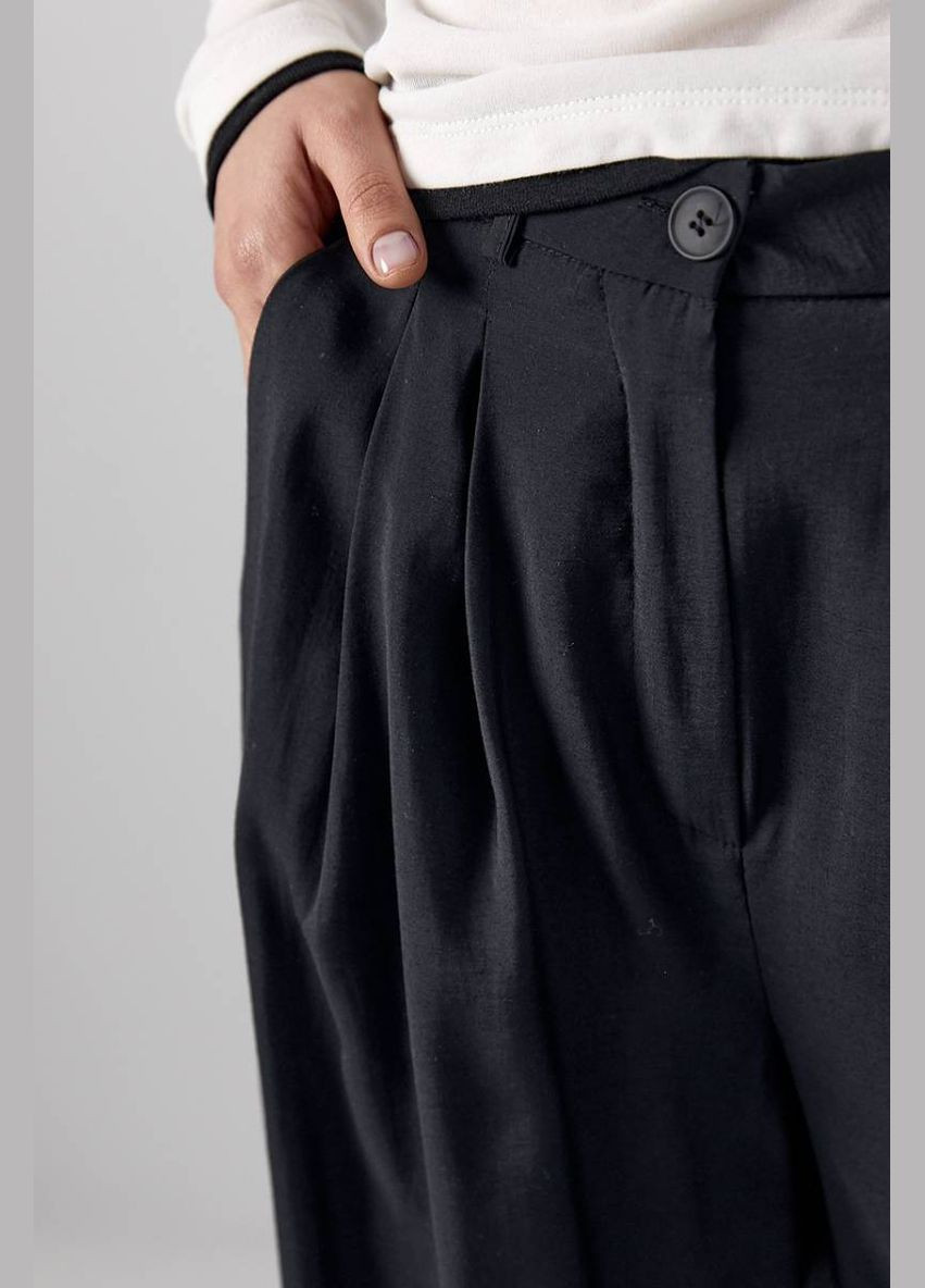 Штани-кюлоти з високою талією Lurex Брюки (327088347)