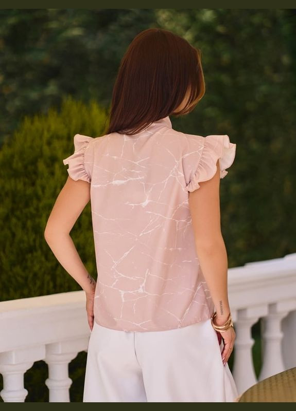 Світло-бежева блузи sa-636 ISSA PLUS