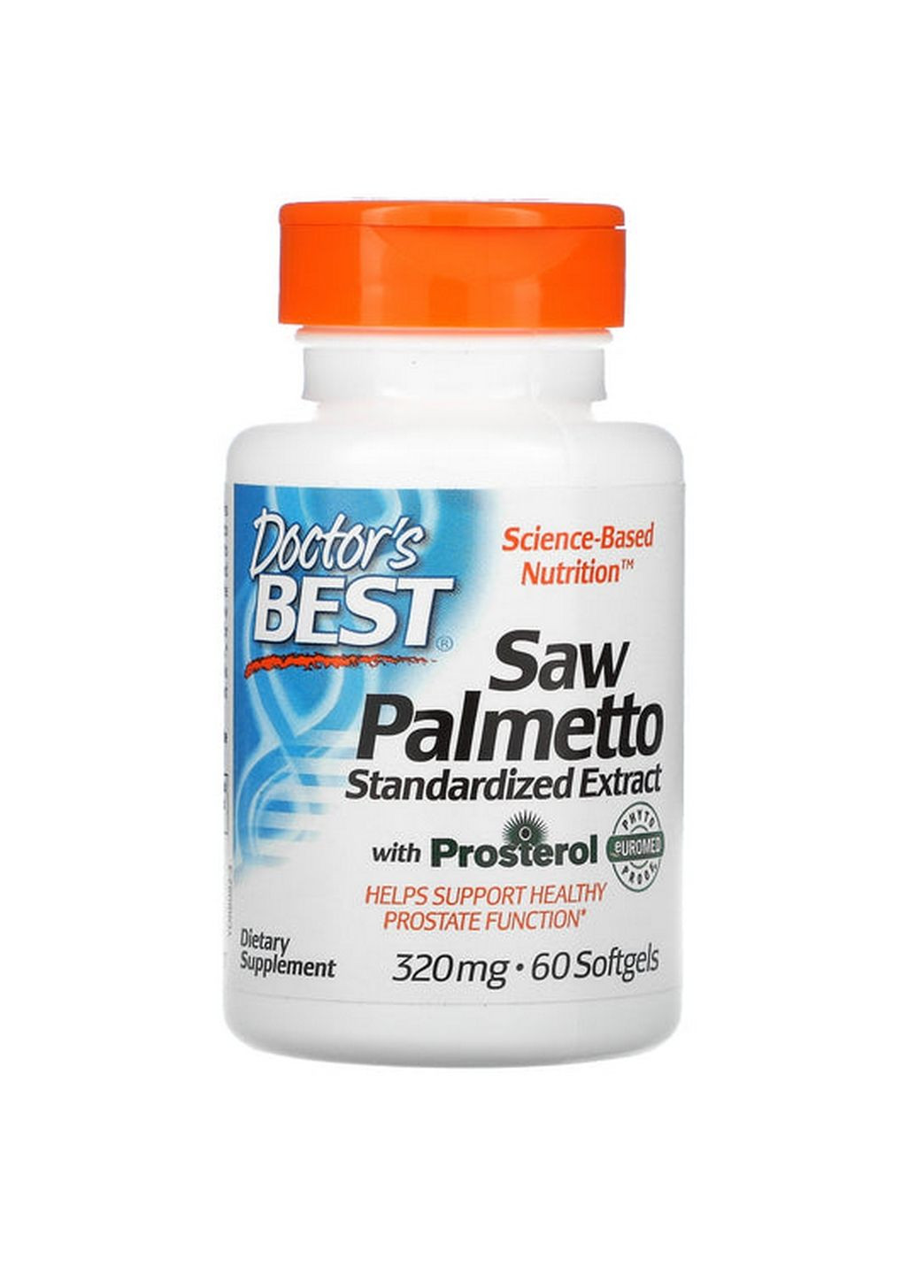 Натуральная добавка Saw Palmetto with eUromed, 60 капсул Doctor's Best (293415662)