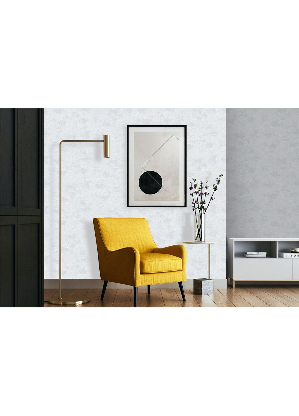 Флізелінові шпалери вініл гарячого тиснення LS Vinil LS Vinil Sonya ЕШТ 2-1661 світло-сірий (1,06х10,05 м) Vinil Wallpaper Factory (316476703)