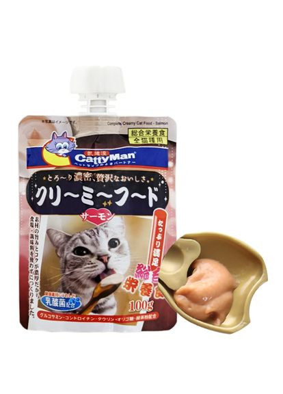 Жидкий корм Complete Creamy Food Salmon для кошек 100г (6941333416004) CattyMan (279568245)