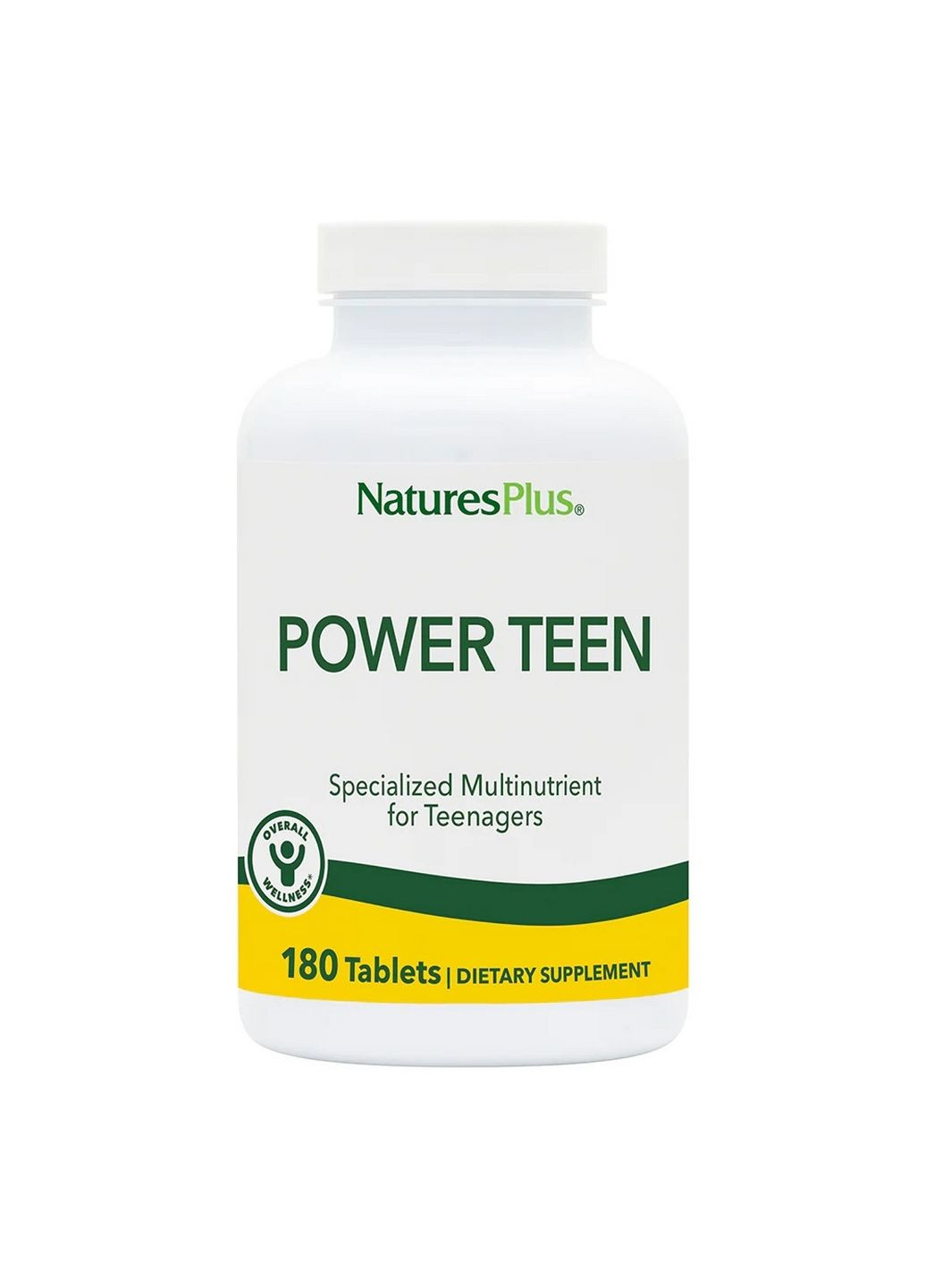 Вітаміни та мінерали Power Teen, 180 вегатаблеток Natures Plus (293420922)