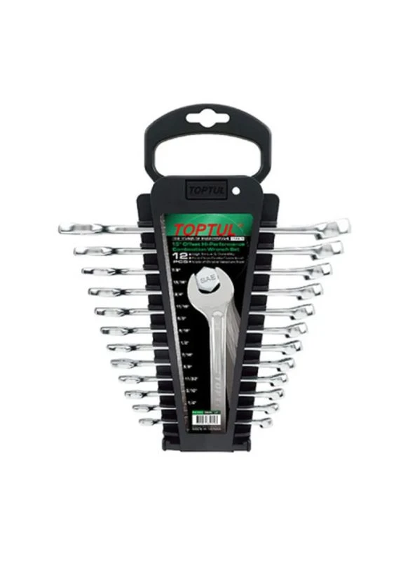 Ключ дюймовый 12 шт. 1/4"-7/8" на холдере (GBAC1201) TOPTUL (399131646)