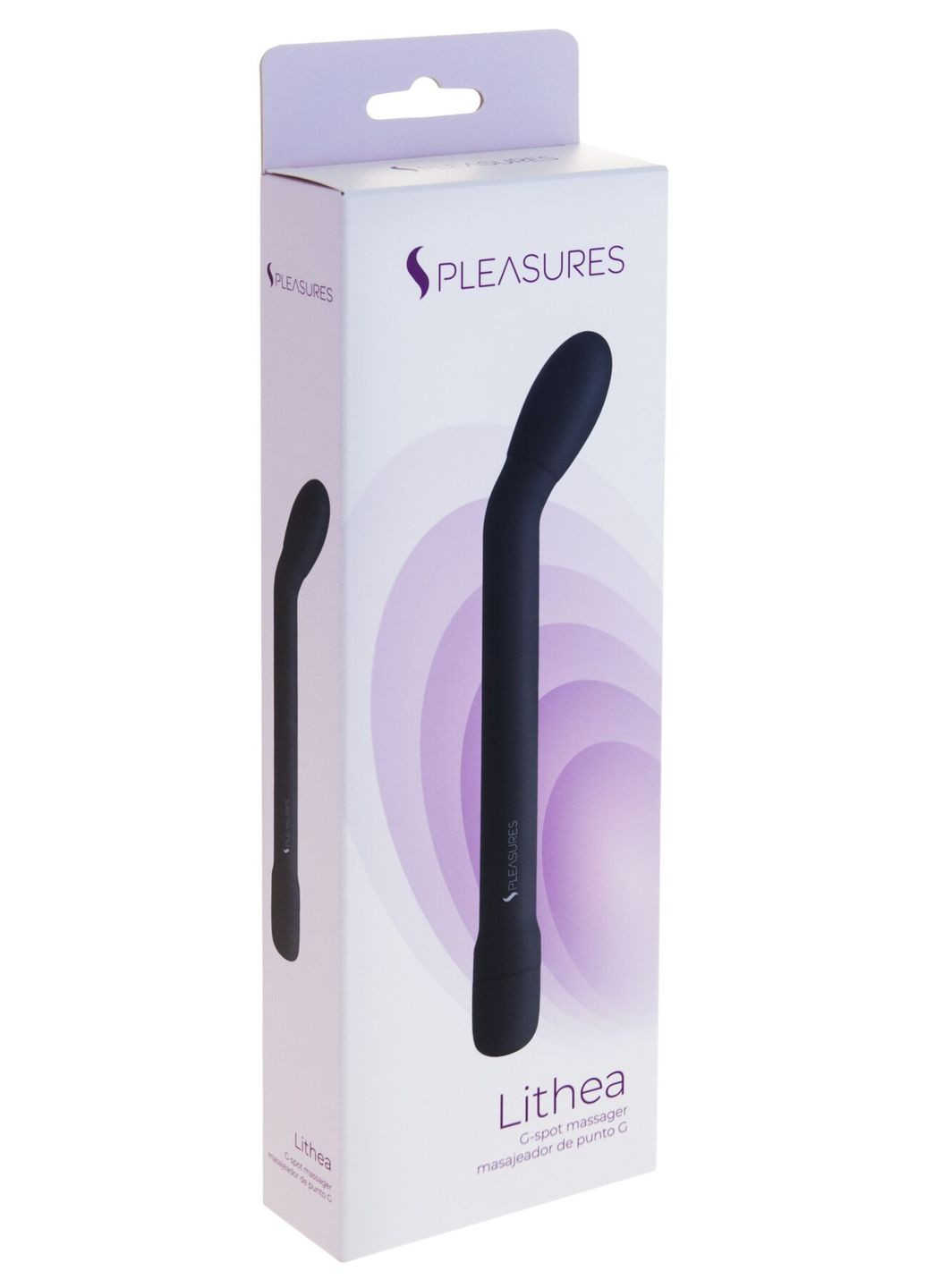 Тонкий вибратор для точки G Lithea Black, 7 режимов S Pleasures (331149239)