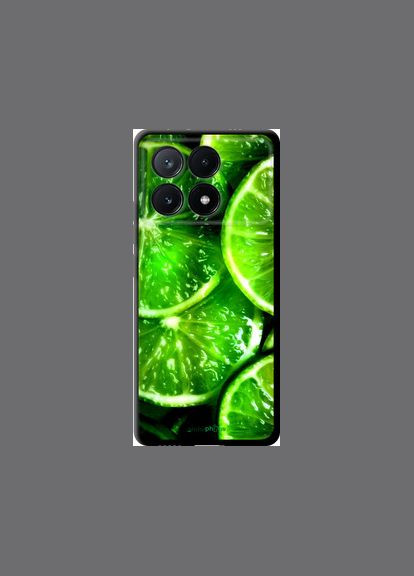 Чехол на Xiaomi Poco X6 PRO Зеленые дольки лимона "852b-3497-2448" Endorphone (351851917)