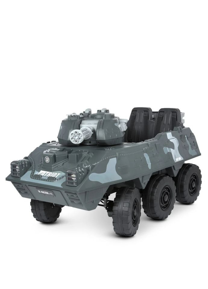 Детский электромобиль танк до 30 кг для детей от 3 лет с 4 моторами и светом звуком Bambi Racer (368759566)