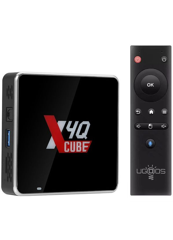 TV Медиаплеер X4Q CUBE 2/16Gb/Amlogic S905X4/Android 11/WiFi 2.4G+5G/BT 5.1/Miracast/BT GyroRC Ugoos (315028973)