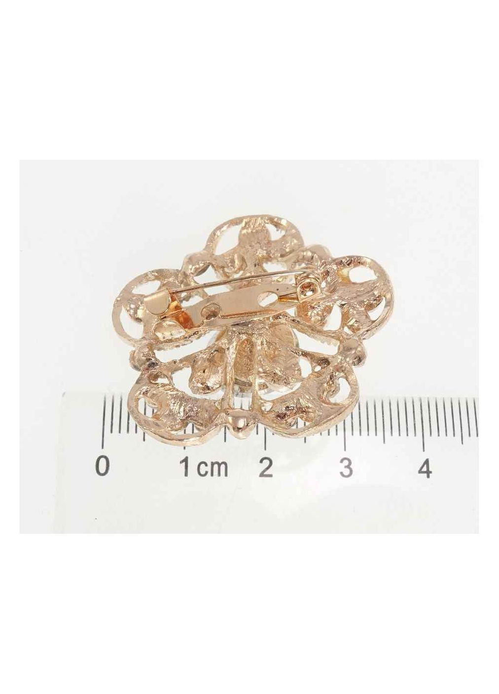 Брошка "Квітка зі стразами" (136961) Xuping Jewelry (356458192)
