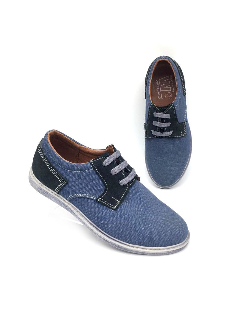 Синие кеды подростковые на шнуровке, синий джинс. Fashion