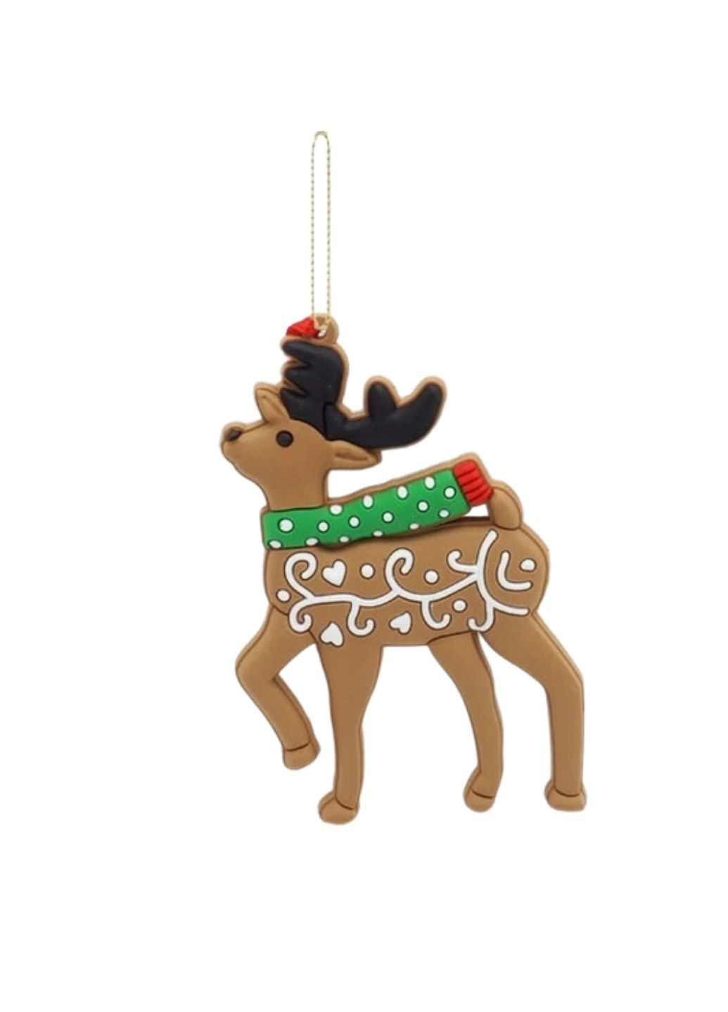 Елочное украшение «Пряничный олень» комбинированный Home Accents (365652574)