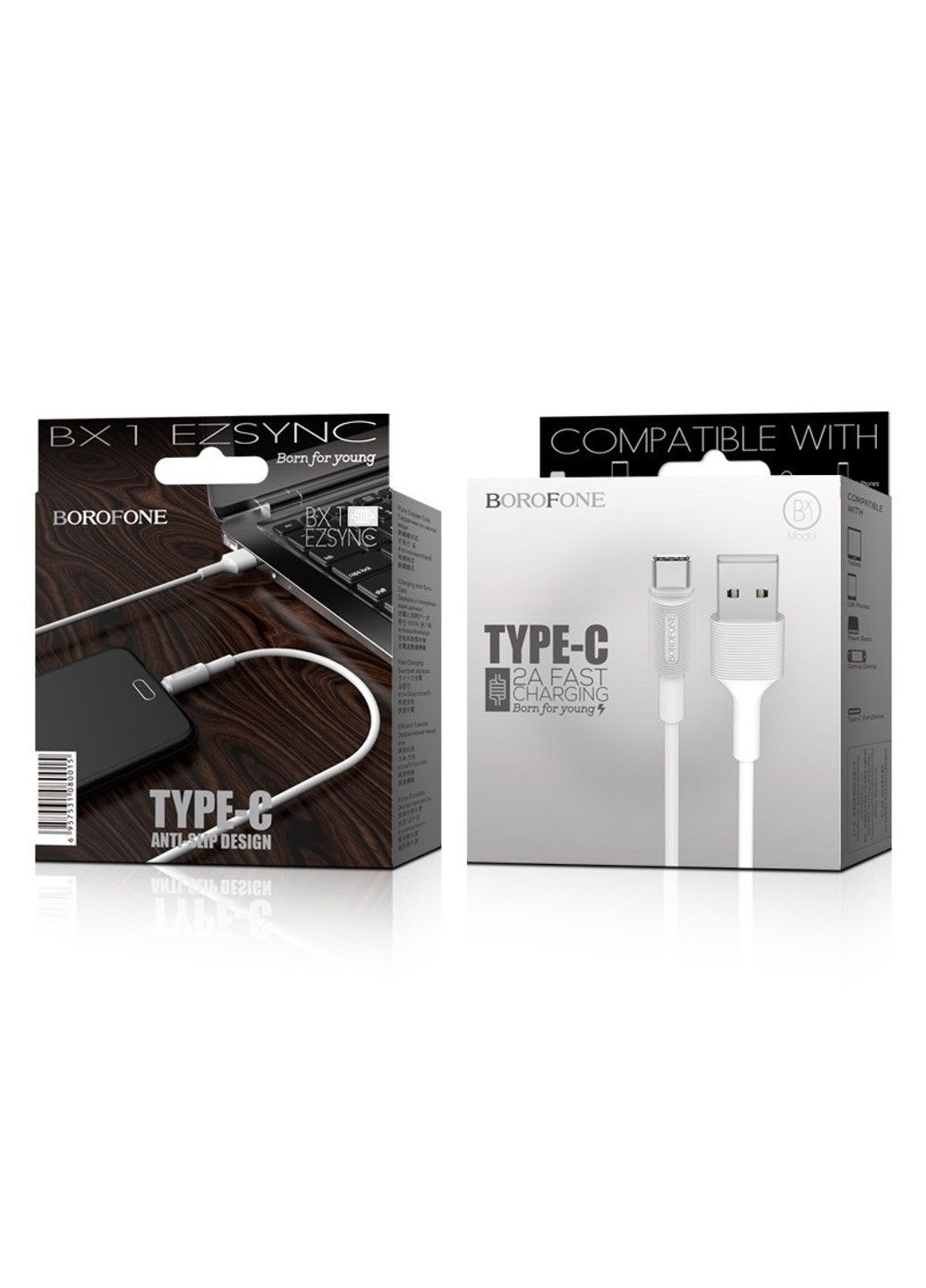 Дата кабель BX1 EzSync USB to Type-C (1m) Borofone (291881708)