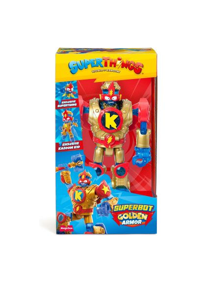Игровой набор S – Супербот Голден Армор (PSTSP116IN90) SuperThings S Супербот Голден Армор (369444556)