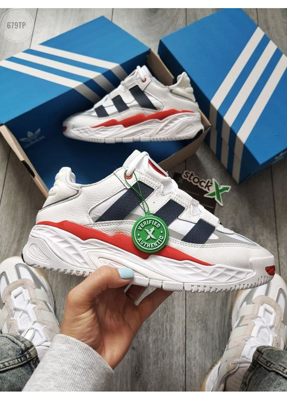 Цветные демисезонные кроссовки мужские adidas niteball адидас найтбол No Brand