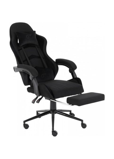 Крісло ігрове (X-2324 Fabric Black Suede) GT Racer X-2324 Black Suede (269696645)