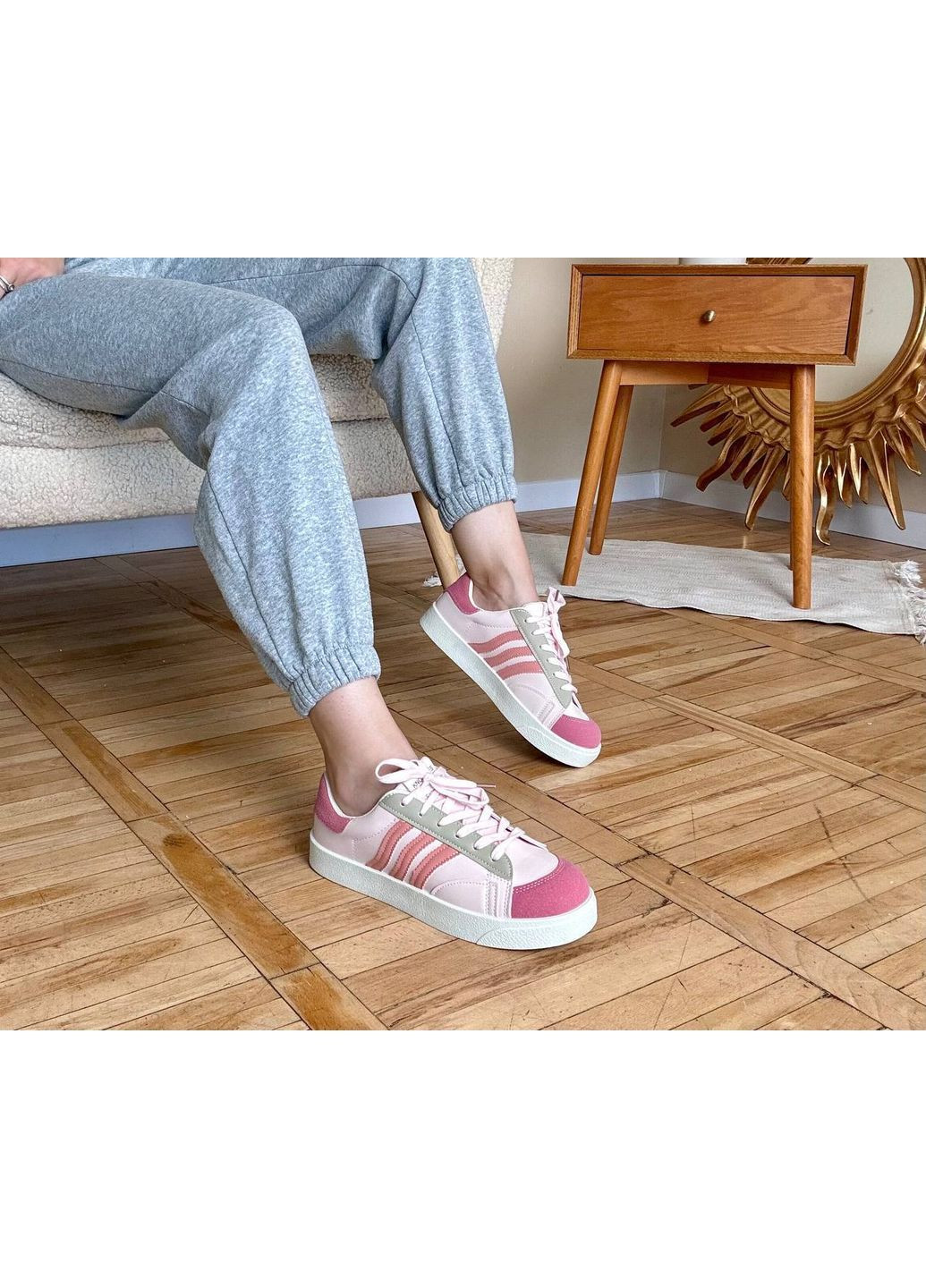 Розовые кеды женские Helen