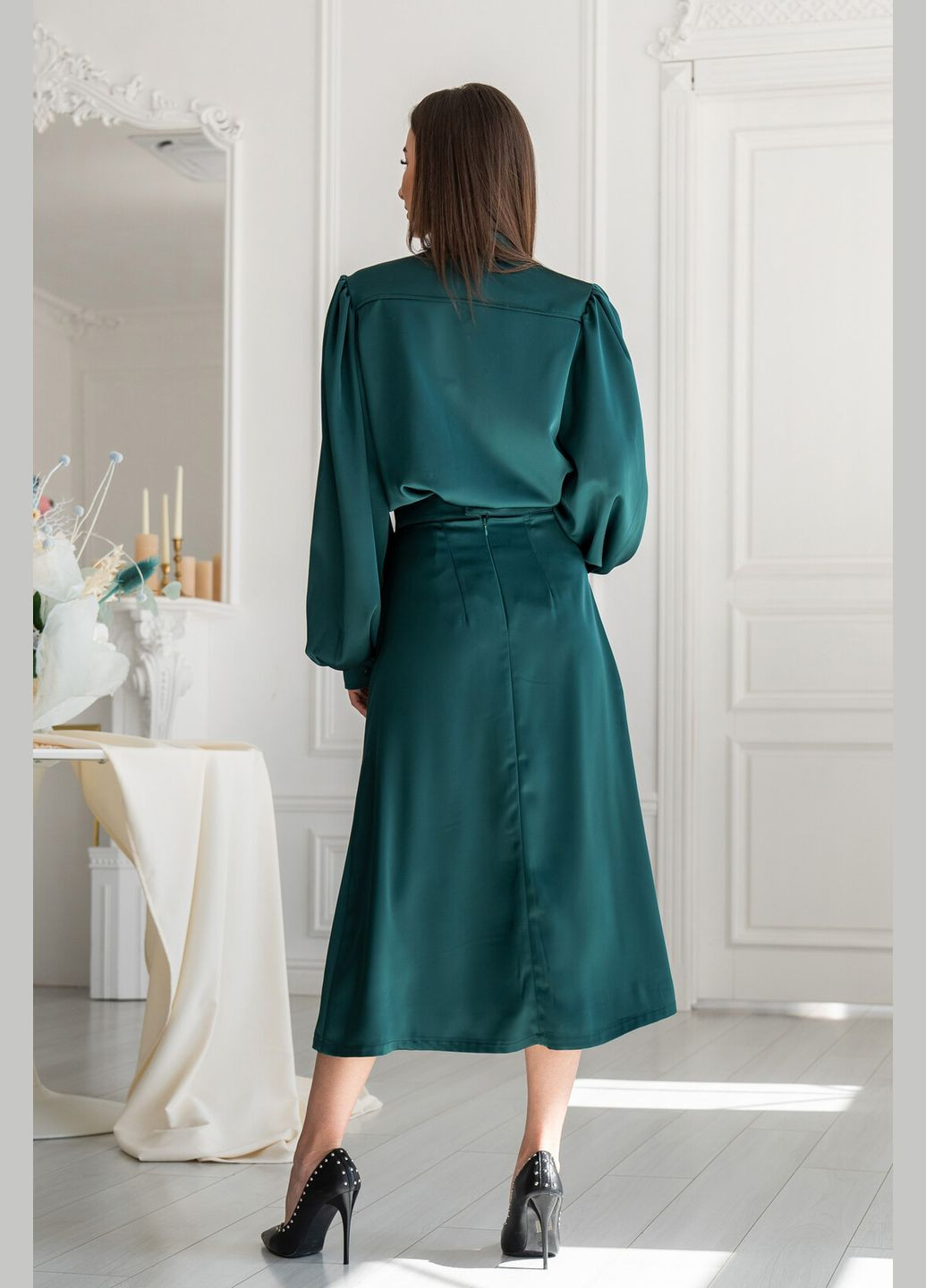 Изумрудная юбка RiMari