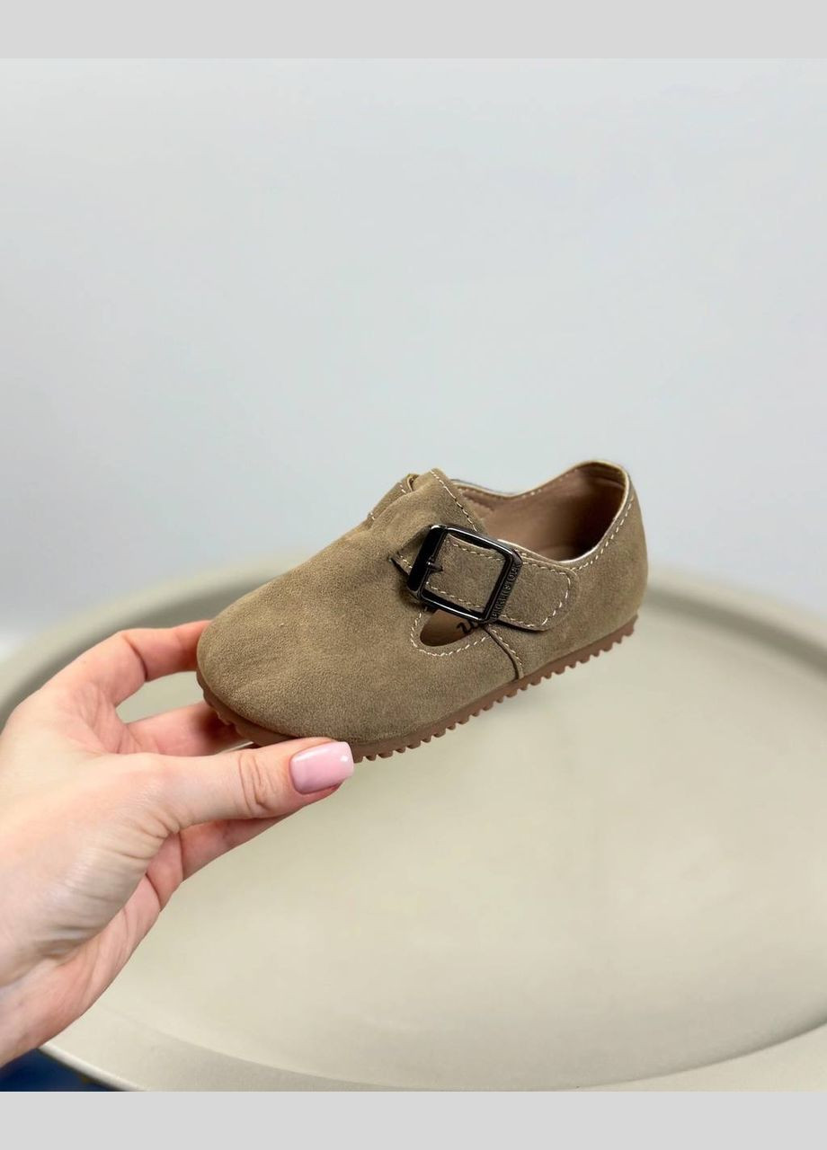 Туфлі дитячі бежеві 1485 No Brand (323158921)