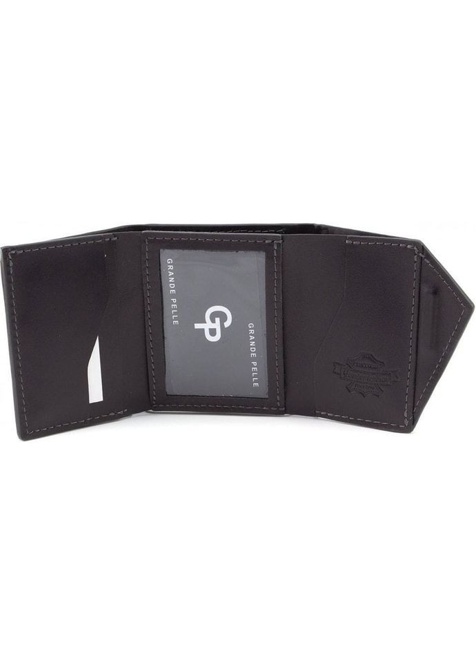 Шкіряний гаманець Mini з асиметричним клапаном 57066110 бордовий Grande Pelle (322872380)