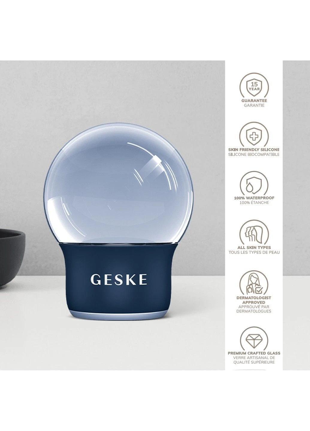 Масажер для обличчя і тіла Cool&Warm Face and Body Massager 7в1 midnight GESKE (396270262)
