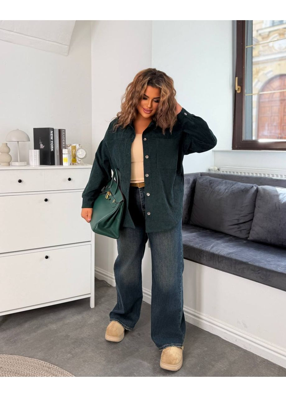 Вельветова сорочка “Шик у деталях” | Розмірна сітка в описі Vione (367076973)