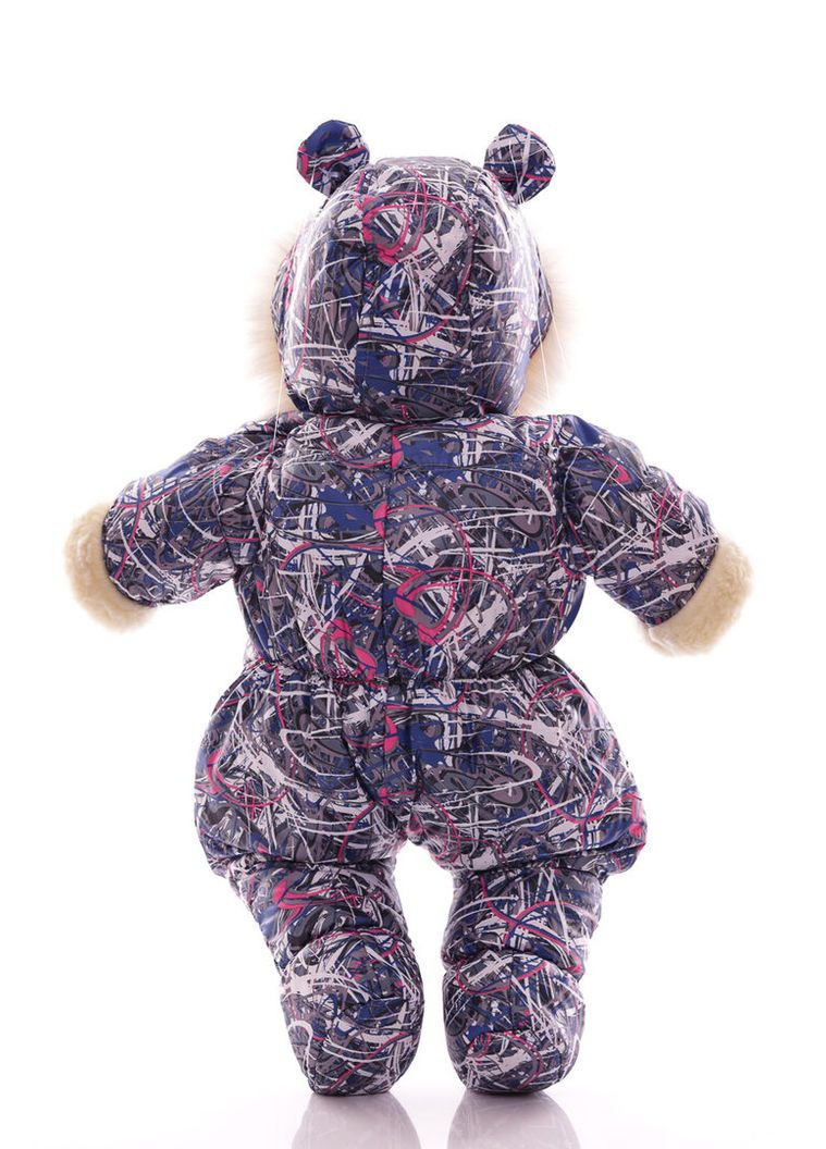 Комбинезон на меху для девочки звездочка с принтом паутинки розовый 80 см (54538) BABYKROHA (366880386)