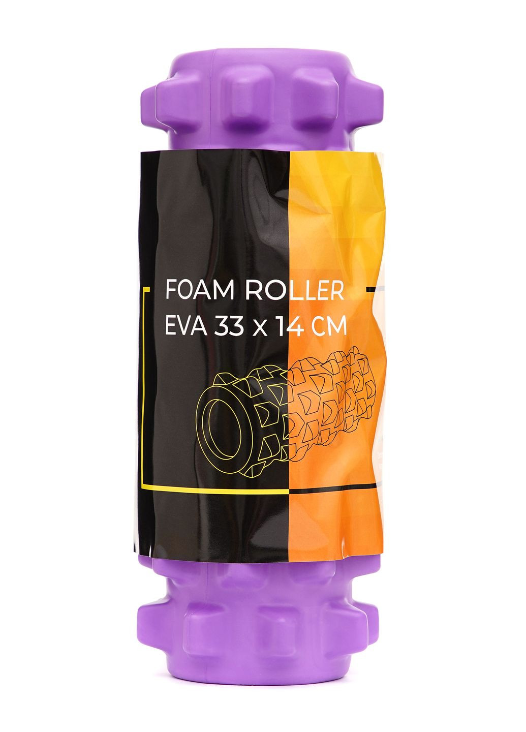Масажний ролик EVA 33 x 14 см (валик, роллер) XR-0322 Violet Cornix (304252772)