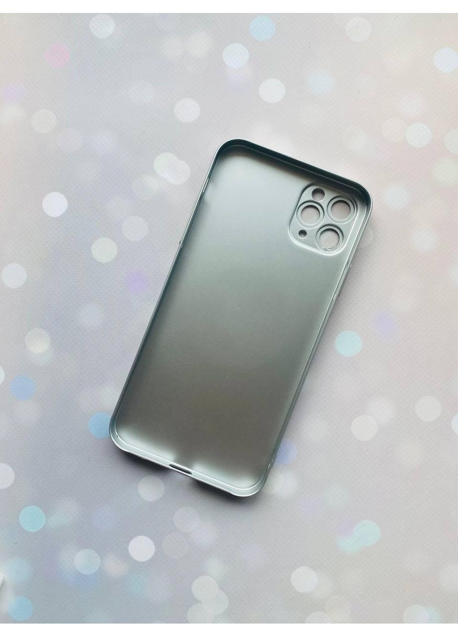 Ультратонкий чохол MagSafe на iPhone 11 Pro Max із додатковим захистом камер:: Срібний Creative (360665533)
