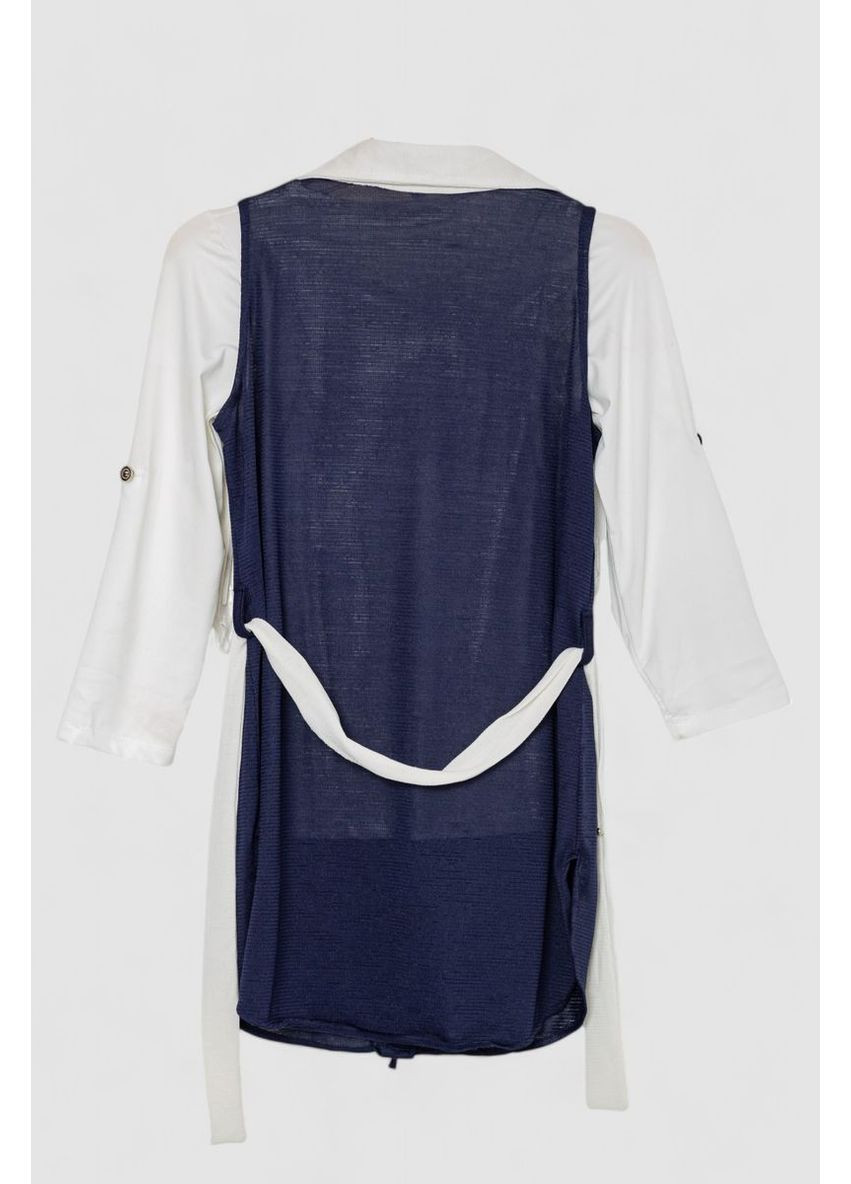 Кардиган в комплекте с лонгсливом для девочек, 247R0565 Ager (368151764)