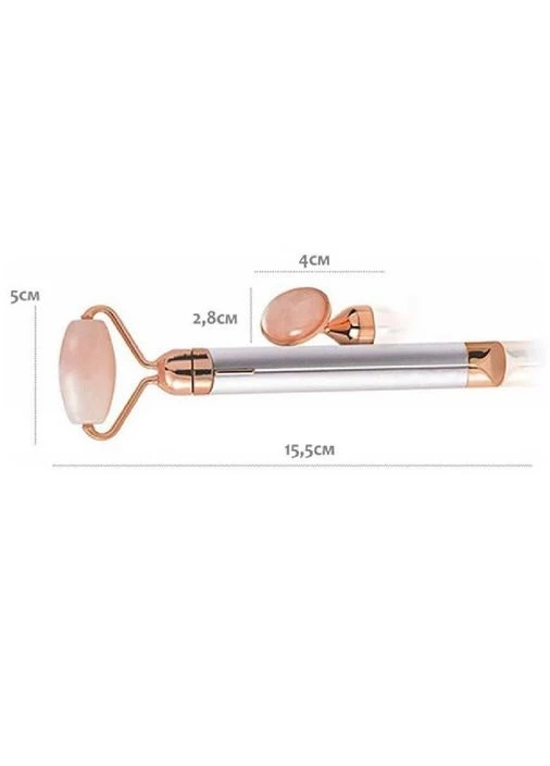 Масажер ролик електричний для особи Facial Roller Massager. Колір бежевий UV-10 No Brand (378153303)