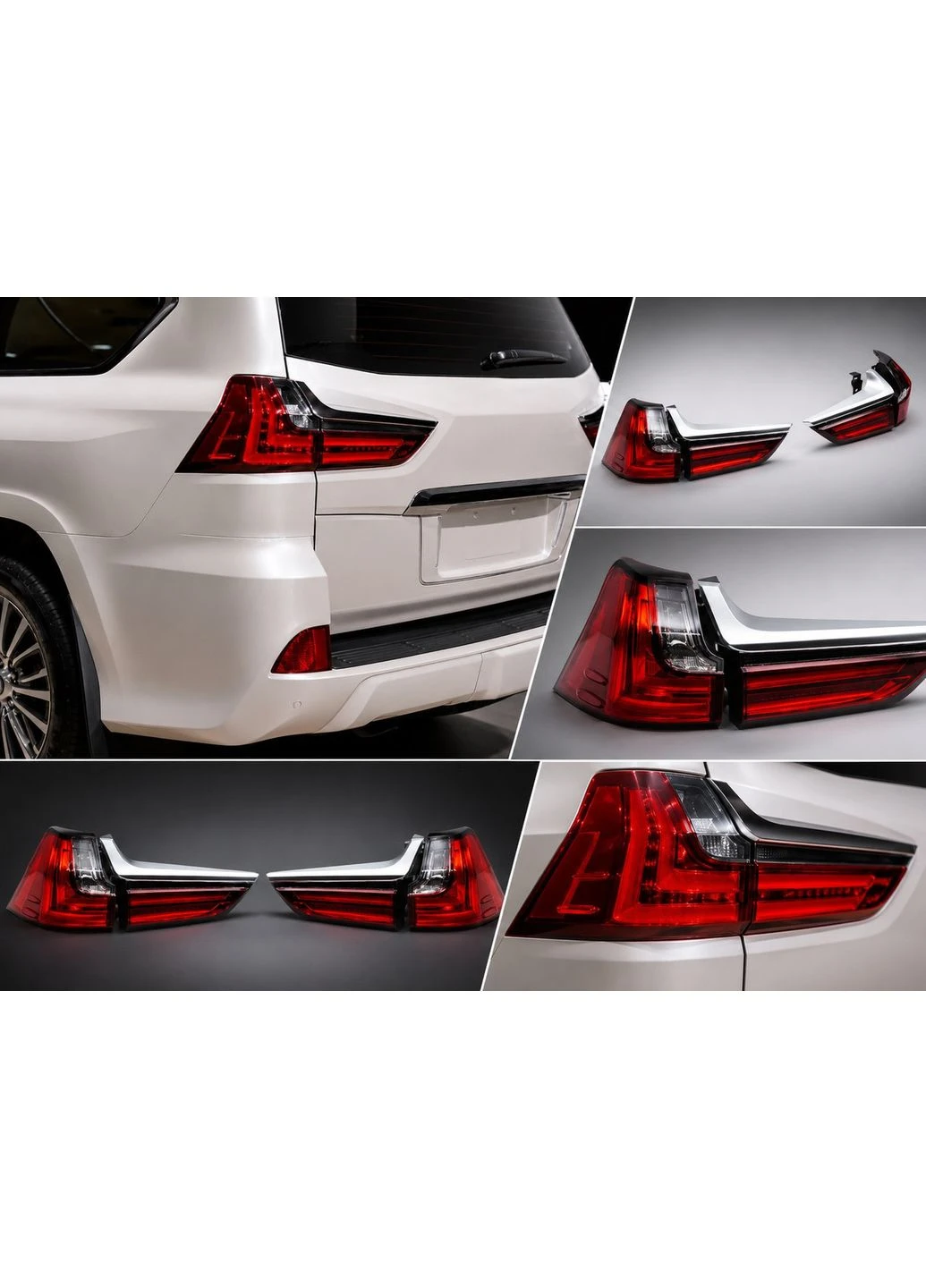Задні стопи 2016-2025 (Standart, 2 шт) для LX570/450d рр Lexus (389783104)